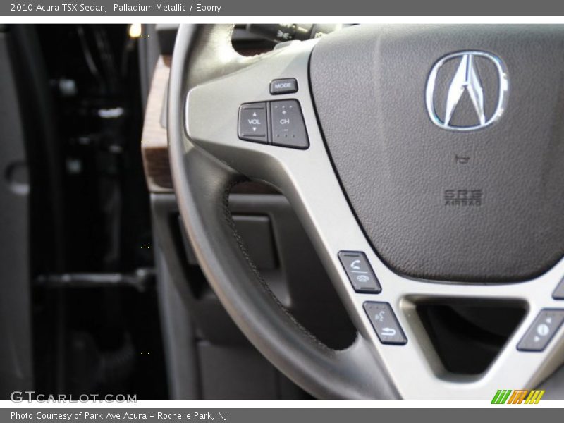 Palladium Metallic / Ebony 2010 Acura TSX Sedan