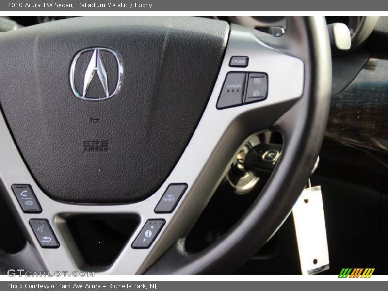 Palladium Metallic / Ebony 2010 Acura TSX Sedan