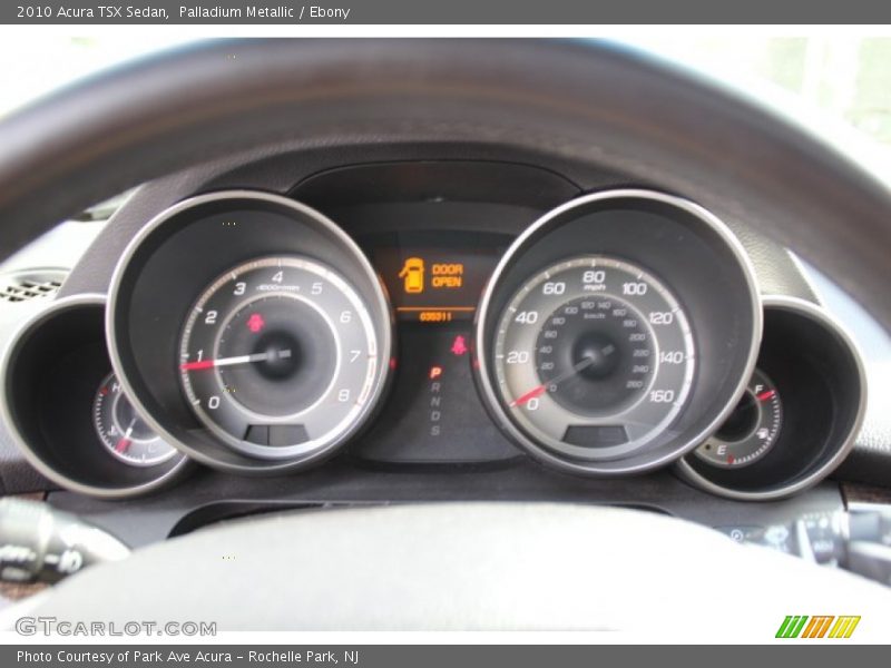 Palladium Metallic / Ebony 2010 Acura TSX Sedan