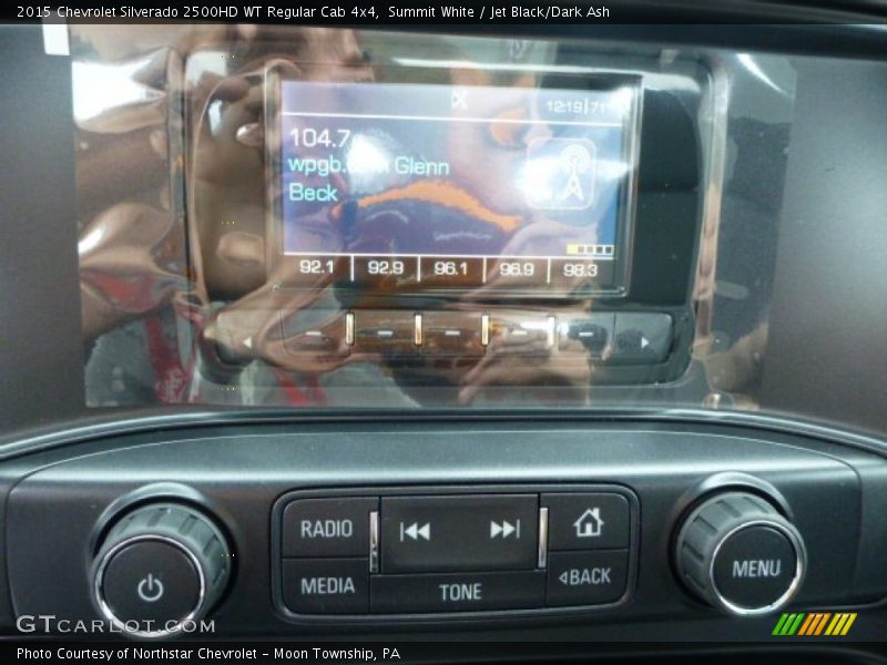 Summit White / Jet Black/Dark Ash 2015 Chevrolet Silverado 2500HD WT Regular Cab 4x4