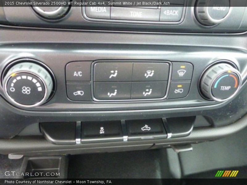 Summit White / Jet Black/Dark Ash 2015 Chevrolet Silverado 2500HD WT Regular Cab 4x4