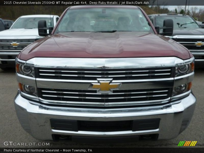 Deep Ruby Metallic / Jet Black/Dark Ash 2015 Chevrolet Silverado 2500HD WT Regular Cab 4x4
