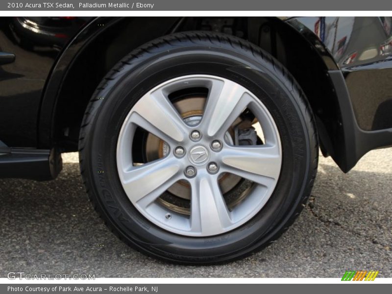 Palladium Metallic / Ebony 2010 Acura TSX Sedan