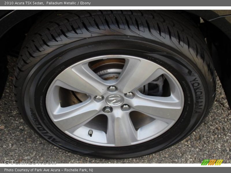 Palladium Metallic / Ebony 2010 Acura TSX Sedan