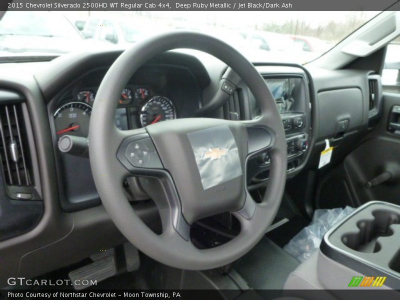 Deep Ruby Metallic / Jet Black/Dark Ash 2015 Chevrolet Silverado 2500HD WT Regular Cab 4x4
