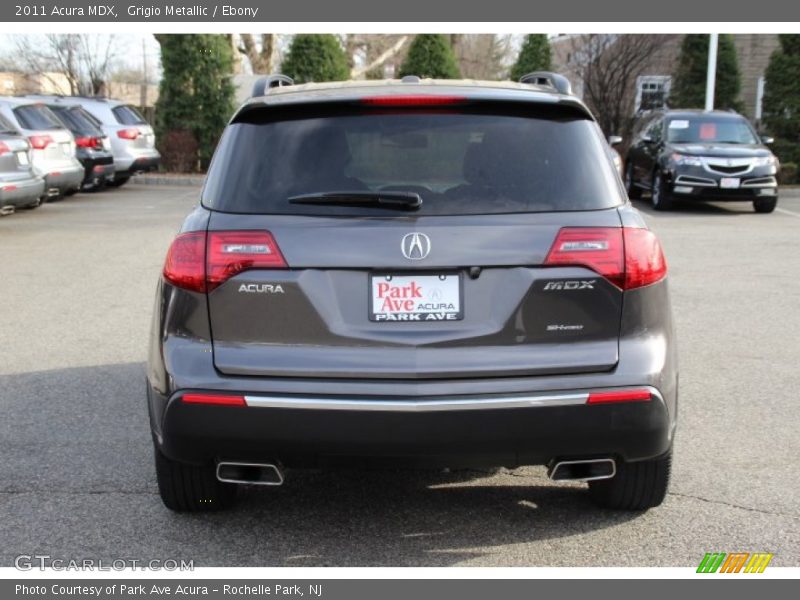 Grigio Metallic / Ebony 2011 Acura MDX