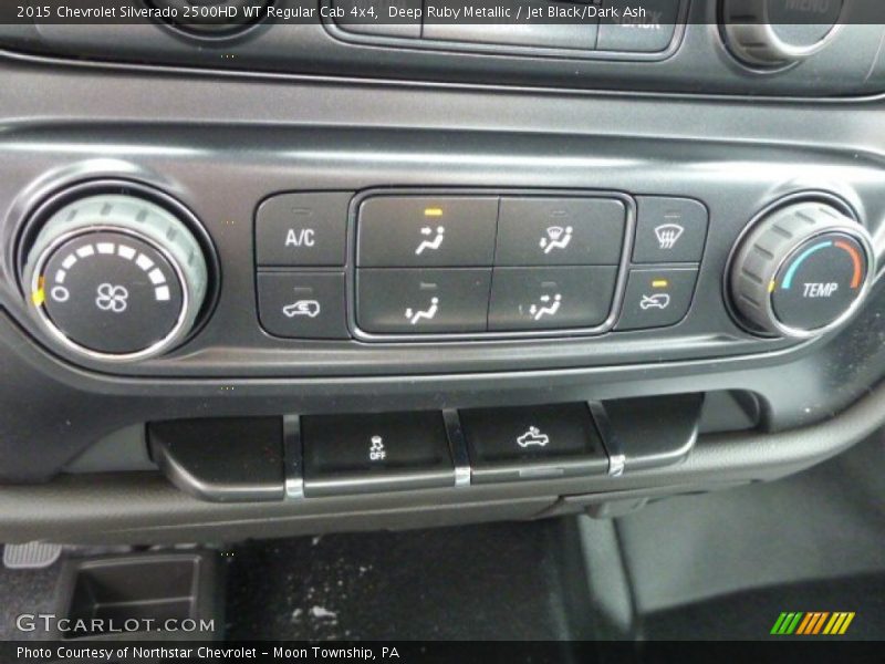 Deep Ruby Metallic / Jet Black/Dark Ash 2015 Chevrolet Silverado 2500HD WT Regular Cab 4x4