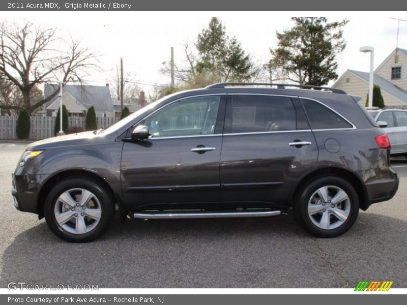 Grigio Metallic / Ebony 2011 Acura MDX