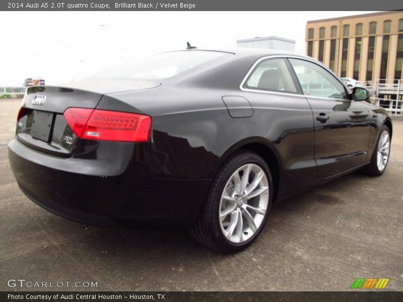 Brilliant Black / Velvet Beige 2014 Audi A5 2.0T quattro Coupe
