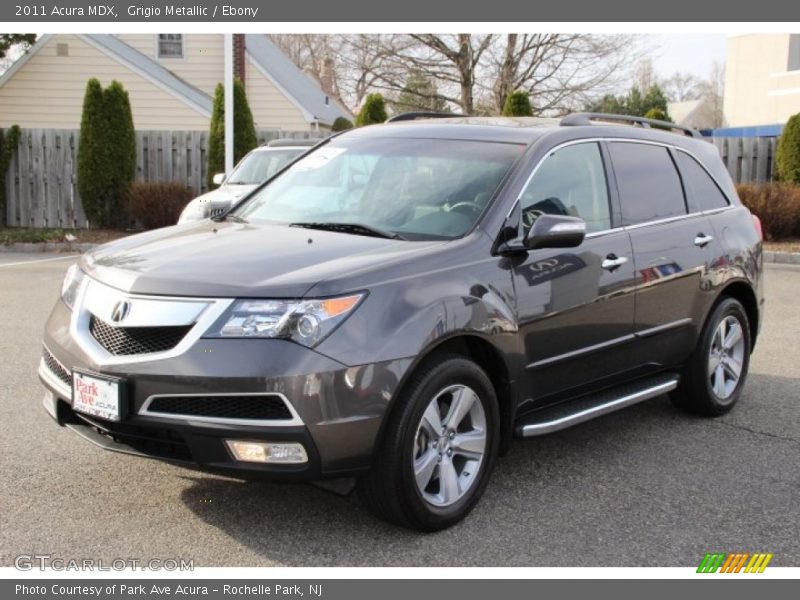 Grigio Metallic / Ebony 2011 Acura MDX