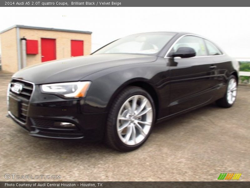 Brilliant Black / Velvet Beige 2014 Audi A5 2.0T quattro Coupe