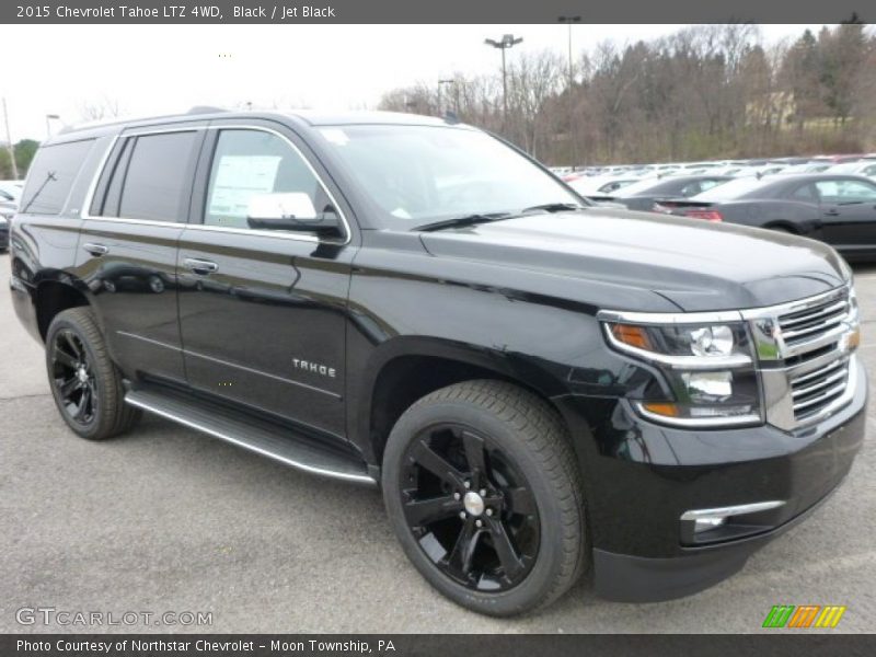 Black / Jet Black 2015 Chevrolet Tahoe LTZ 4WD