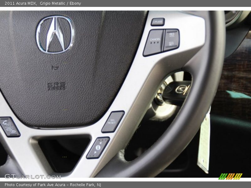 Grigio Metallic / Ebony 2011 Acura MDX