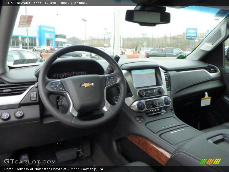 Black / Jet Black 2015 Chevrolet Tahoe LTZ 4WD