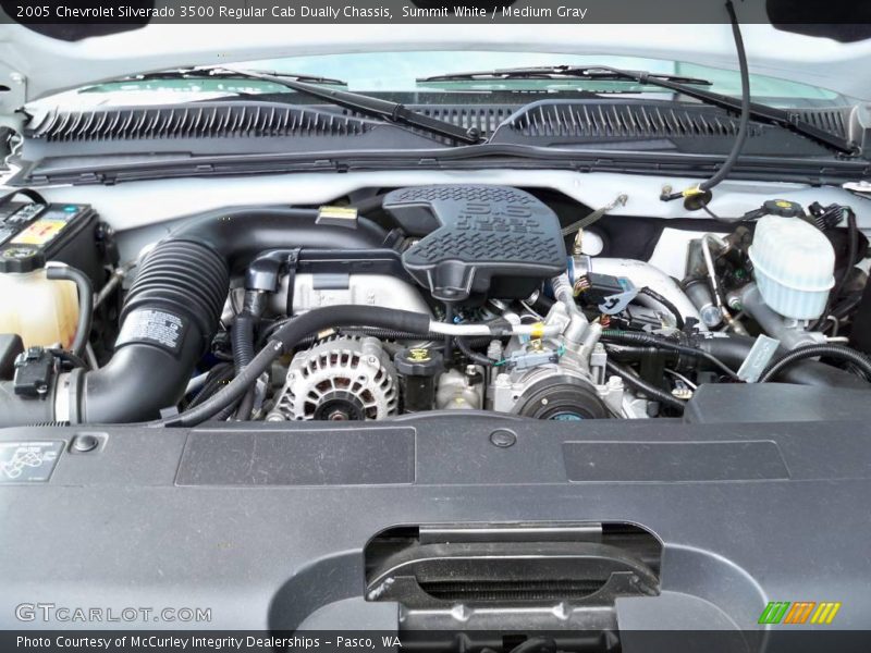 Summit White / Medium Gray 2005 Chevrolet Silverado 3500 Regular Cab Dually Chassis