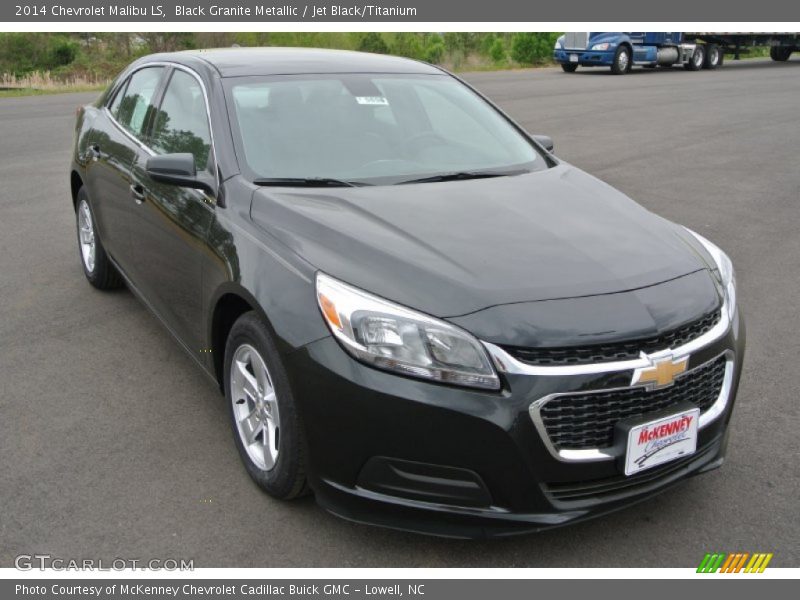 Black Granite Metallic / Jet Black/Titanium 2014 Chevrolet Malibu LS