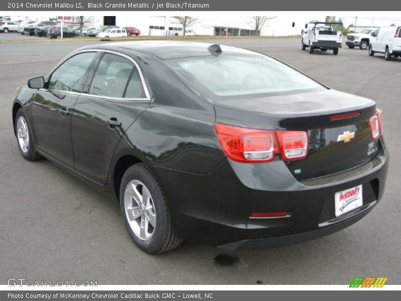 Black Granite Metallic / Jet Black/Titanium 2014 Chevrolet Malibu LS