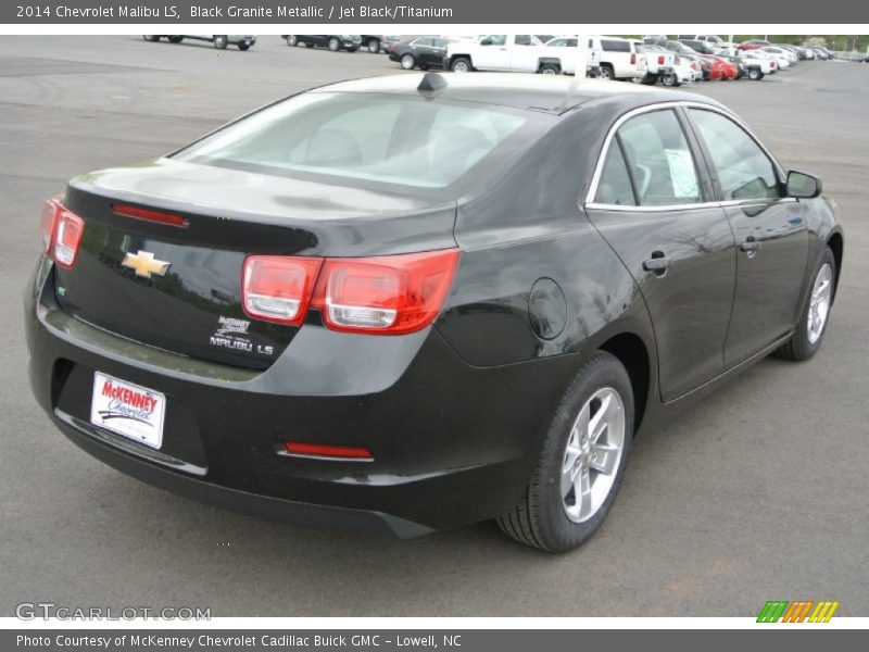 Black Granite Metallic / Jet Black/Titanium 2014 Chevrolet Malibu LS