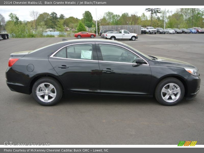 Black Granite Metallic / Jet Black/Titanium 2014 Chevrolet Malibu LS