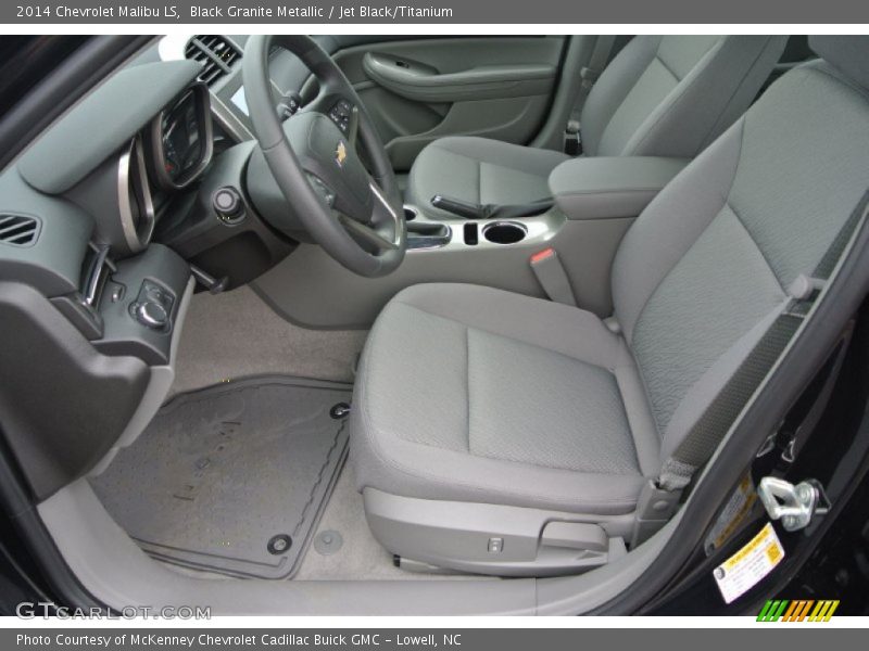Black Granite Metallic / Jet Black/Titanium 2014 Chevrolet Malibu LS