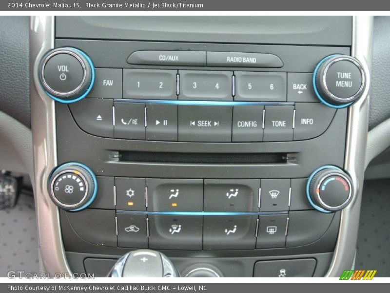 Black Granite Metallic / Jet Black/Titanium 2014 Chevrolet Malibu LS