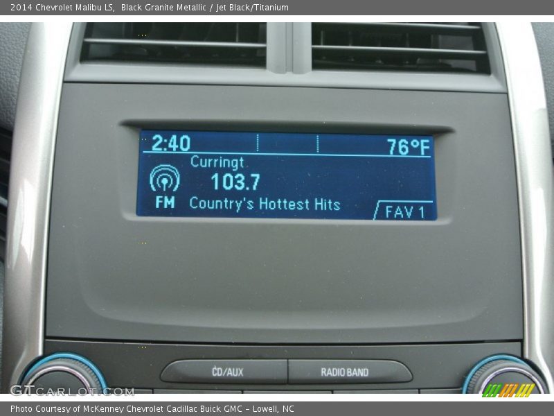 Black Granite Metallic / Jet Black/Titanium 2014 Chevrolet Malibu LS