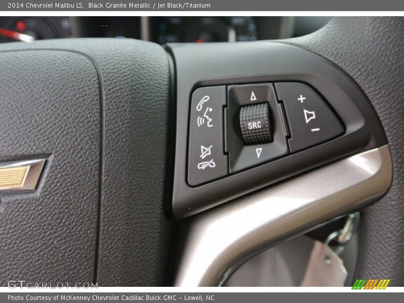 Black Granite Metallic / Jet Black/Titanium 2014 Chevrolet Malibu LS