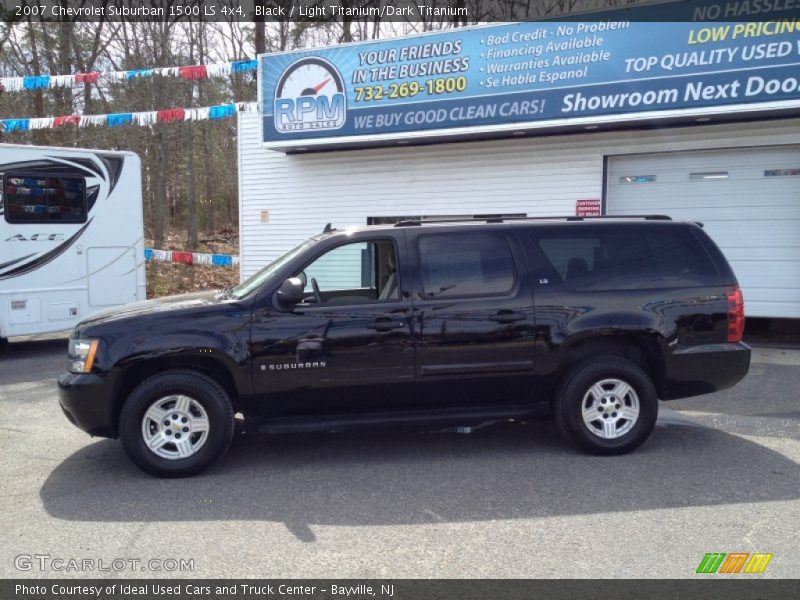 Black / Light Titanium/Dark Titanium 2007 Chevrolet Suburban 1500 LS 4x4