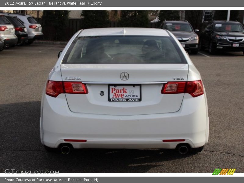 Bellanova White Pearl / Ebony 2012 Acura TSX Sedan