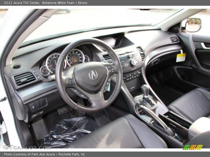 Bellanova White Pearl / Ebony 2012 Acura TSX Sedan