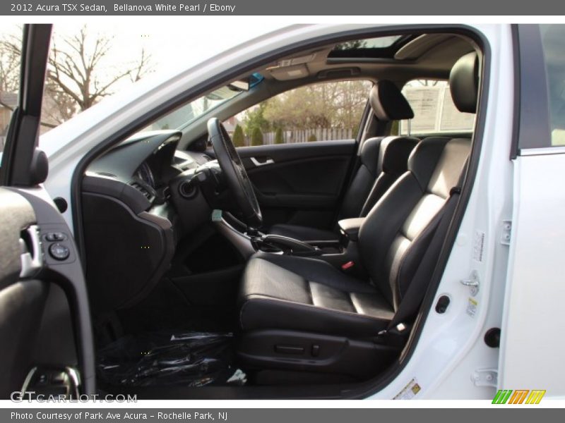 Bellanova White Pearl / Ebony 2012 Acura TSX Sedan
