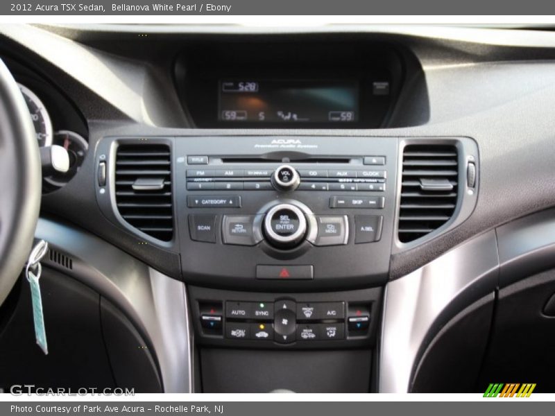 Bellanova White Pearl / Ebony 2012 Acura TSX Sedan