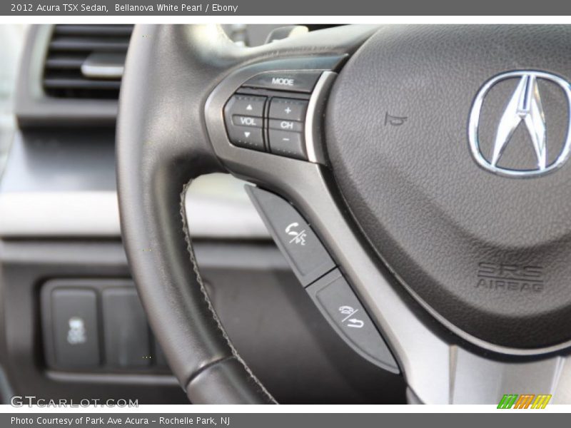 Bellanova White Pearl / Ebony 2012 Acura TSX Sedan