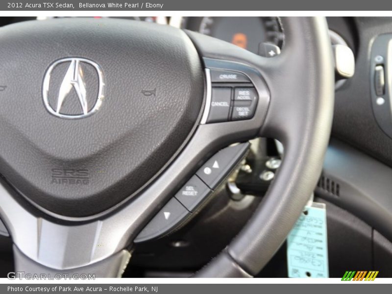 Bellanova White Pearl / Ebony 2012 Acura TSX Sedan