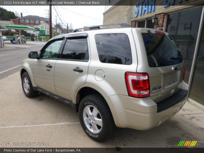 Gold Leaf Metallic / Charcoal Black 2012 Ford Escape XLT 4WD