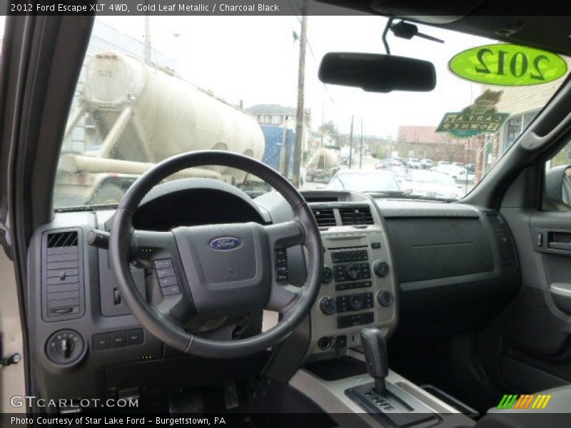 Gold Leaf Metallic / Charcoal Black 2012 Ford Escape XLT 4WD