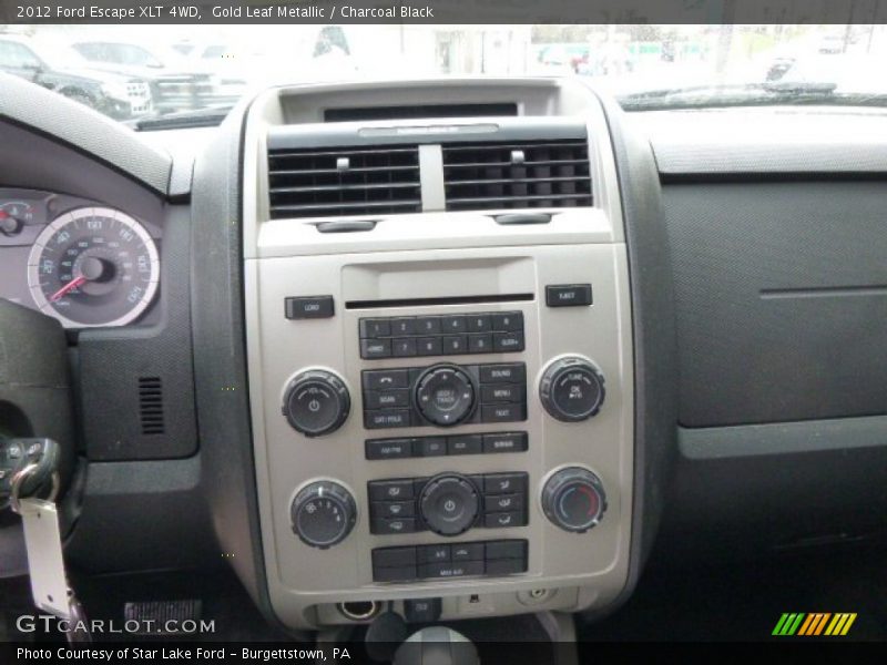 Gold Leaf Metallic / Charcoal Black 2012 Ford Escape XLT 4WD