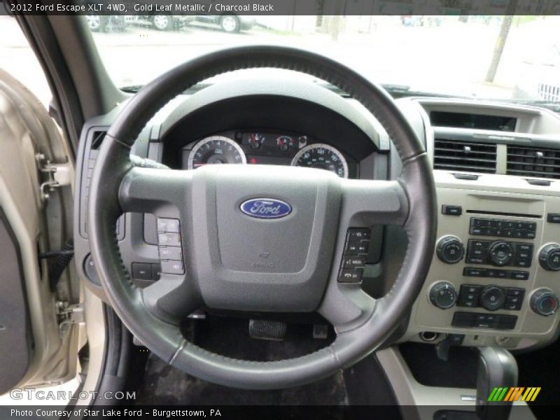 Gold Leaf Metallic / Charcoal Black 2012 Ford Escape XLT 4WD