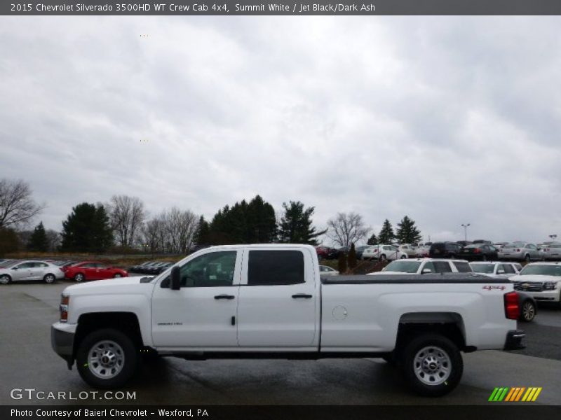 Summit White / Jet Black/Dark Ash 2015 Chevrolet Silverado 3500HD WT Crew Cab 4x4