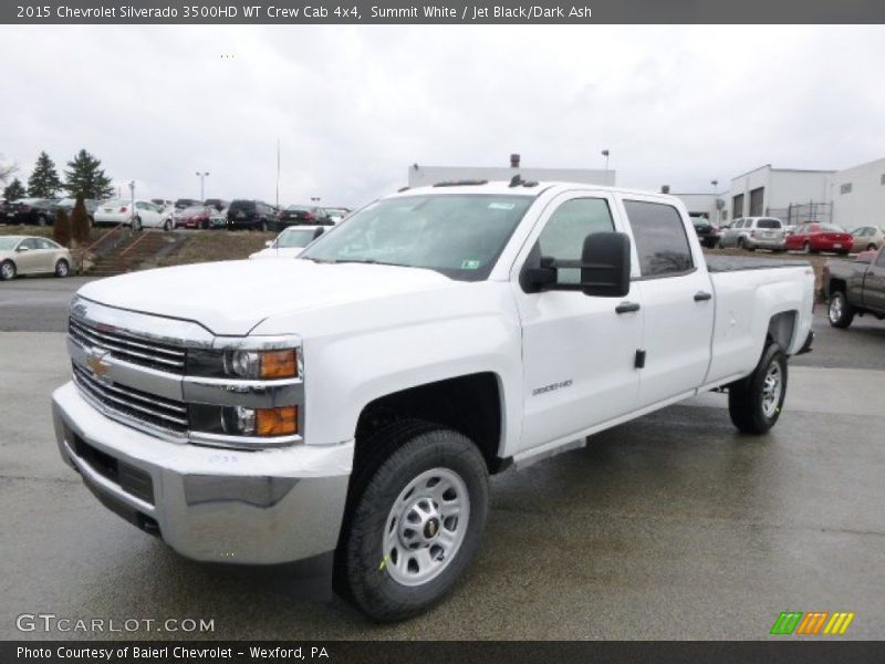 Front 3/4 View of 2015 Silverado 3500HD WT Crew Cab 4x4