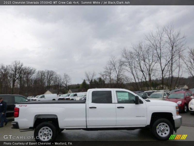 Summit White / Jet Black/Dark Ash 2015 Chevrolet Silverado 3500HD WT Crew Cab 4x4
