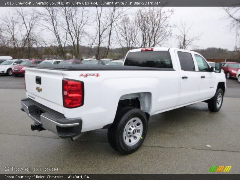 Summit White / Jet Black/Dark Ash 2015 Chevrolet Silverado 3500HD WT Crew Cab 4x4