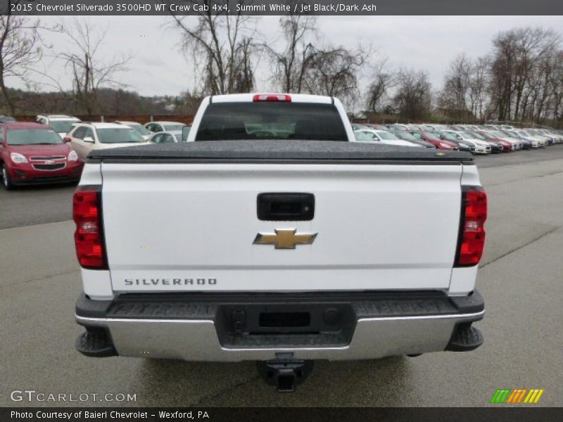 Summit White / Jet Black/Dark Ash 2015 Chevrolet Silverado 3500HD WT Crew Cab 4x4