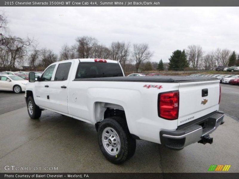 Summit White / Jet Black/Dark Ash 2015 Chevrolet Silverado 3500HD WT Crew Cab 4x4