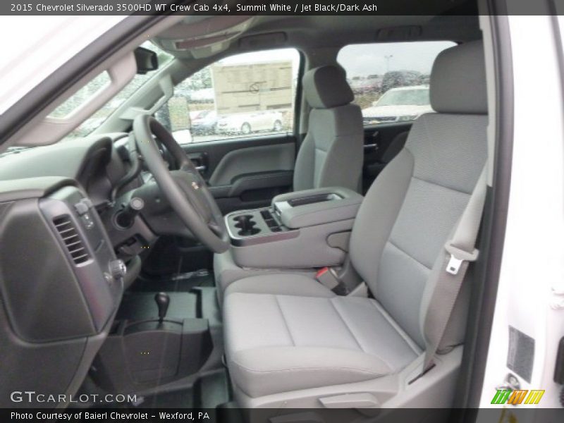 Summit White / Jet Black/Dark Ash 2015 Chevrolet Silverado 3500HD WT Crew Cab 4x4