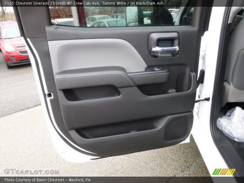 Summit White / Jet Black/Dark Ash 2015 Chevrolet Silverado 3500HD WT Crew Cab 4x4