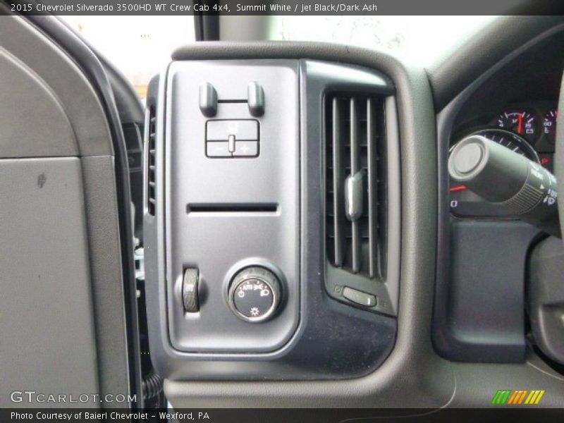 Summit White / Jet Black/Dark Ash 2015 Chevrolet Silverado 3500HD WT Crew Cab 4x4