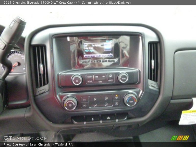 Summit White / Jet Black/Dark Ash 2015 Chevrolet Silverado 3500HD WT Crew Cab 4x4