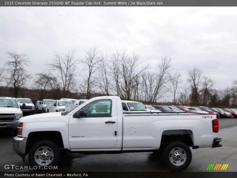  2015 Silverado 2500HD WT Regular Cab 4x4 Summit White