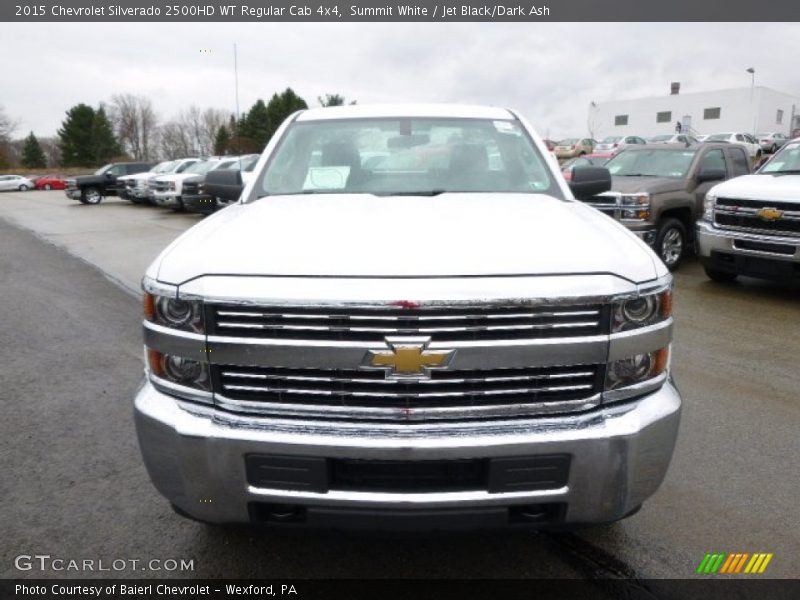 Summit White / Jet Black/Dark Ash 2015 Chevrolet Silverado 2500HD WT Regular Cab 4x4